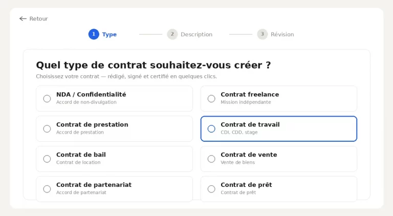 Comment rédiger un contrat avec Authentikflow